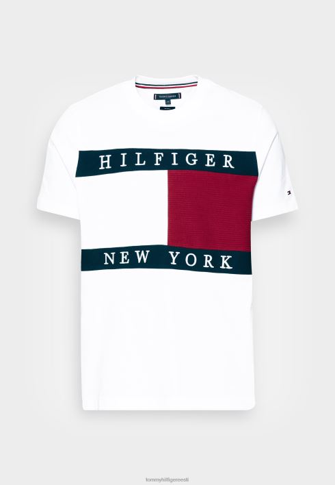 struktuur lipp t-särk RJV624741 valge Tommy Hilfiger