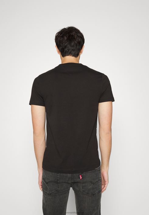 suure lipuga t-särk RJV627587 must Tommy Hilfiger