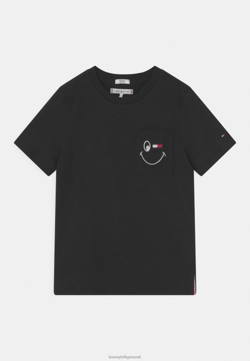 tasku unisex mustriga t-särk RJV627865 must Tommy Hilfiger