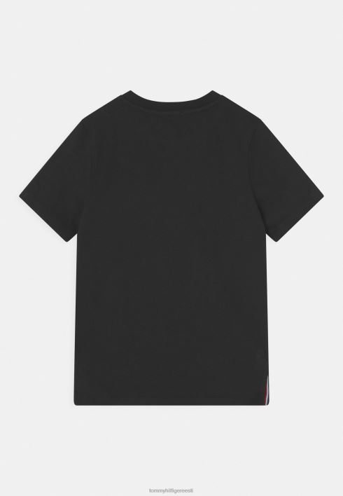 tasku unisex mustriga t-särk RJV627865 must Tommy Hilfiger