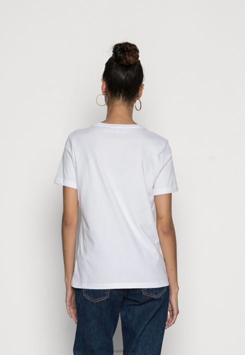 tavaline skripti t-särk RJV627699 valge Tommy Hilfiger