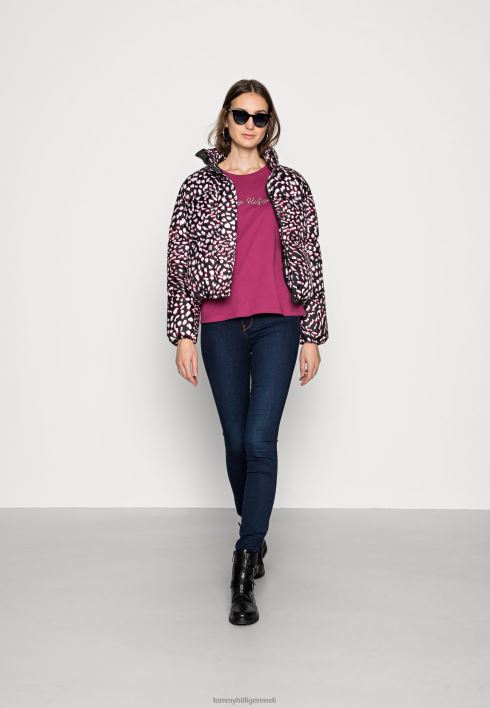 tavaline skripti t-särk RJV627792 karmiinpunane rubiin Tommy Hilfiger