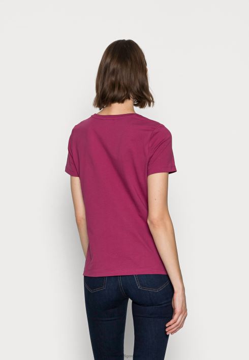 tavaline skripti t-särk RJV627792 karmiinpunane rubiin Tommy Hilfiger