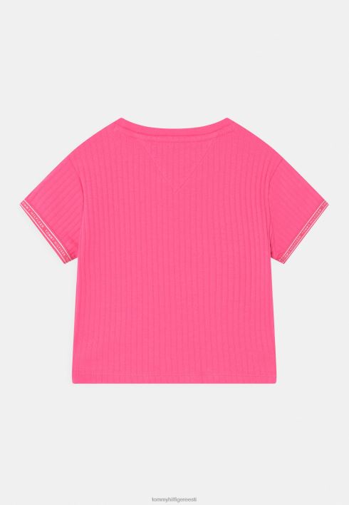 teip põhi t-särk RJV625267 roosa hoiatus Tommy Hilfiger