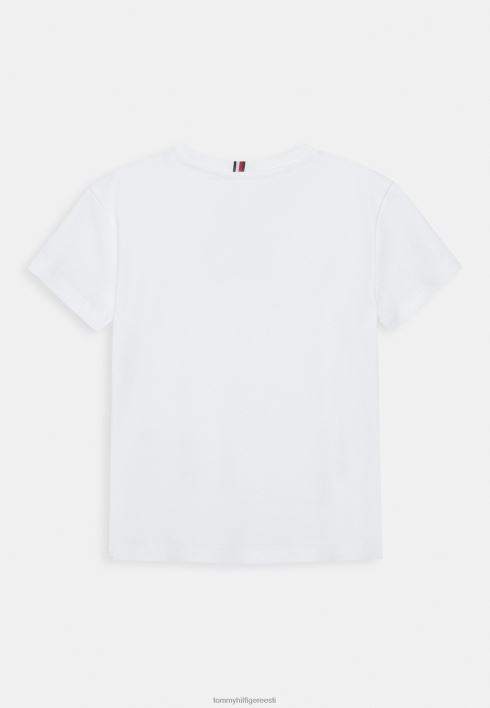 tikitud lipuga t-särk RJV625435 valge Tommy Hilfiger