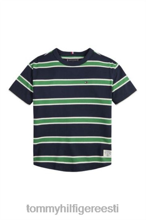 triibuline t-särk RJV623512 sinine Tommy Hilfiger
