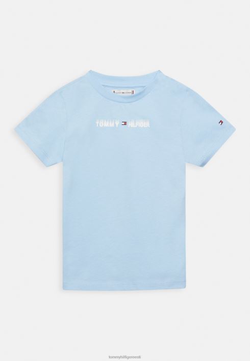 unisex T-särk RJV624391 hele pulbriline sinine Tommy Hilfiger