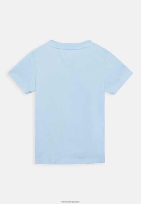 unisex T-särk RJV624391 hele pulbriline sinine Tommy Hilfiger