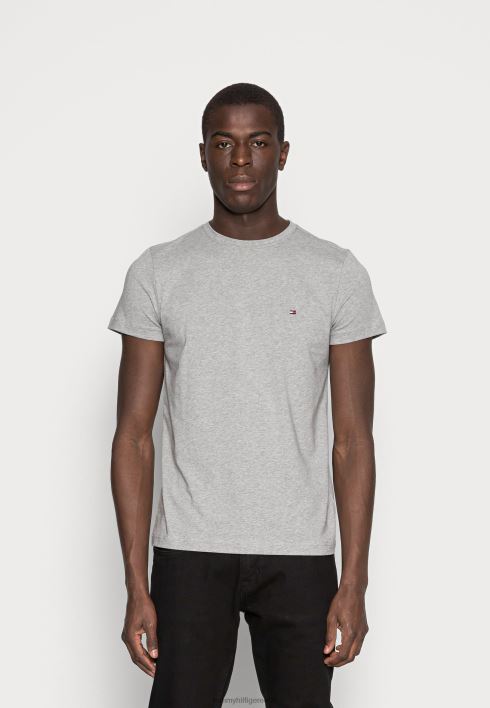 uus C-kaelusega stretš t-särk RJV627275 pilvekanarbik Tommy Hilfiger