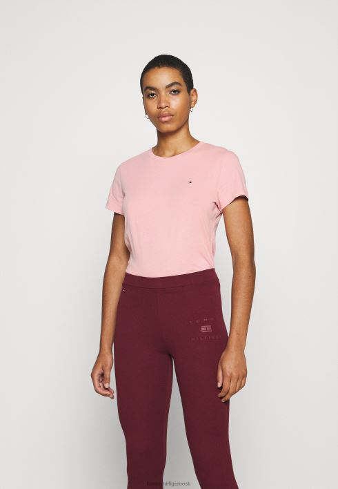 uus kaelusega T-särk RJV627925 roosa Tommy Hilfiger