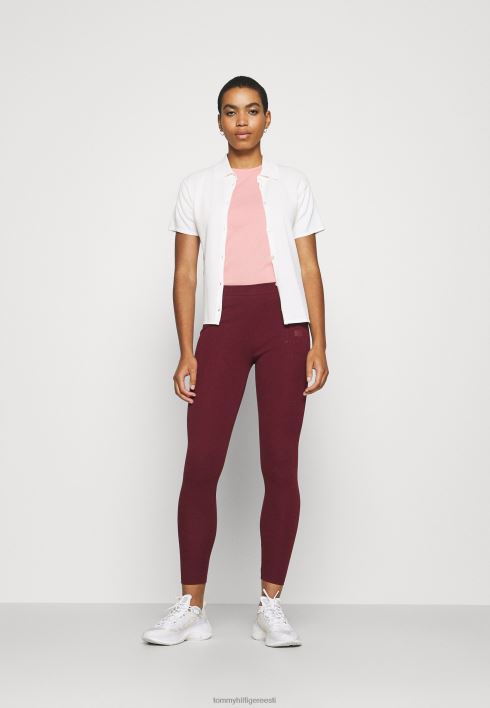 uus kaelusega T-särk RJV627925 roosa Tommy Hilfiger