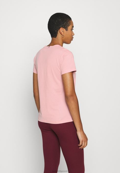 uus kaelusega T-särk RJV627925 roosa Tommy Hilfiger