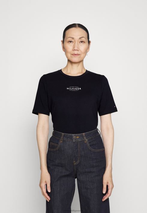 uus kaubamärgiga trükitud t-särk RJV624936 kõrbe taevas Tommy Hilfiger