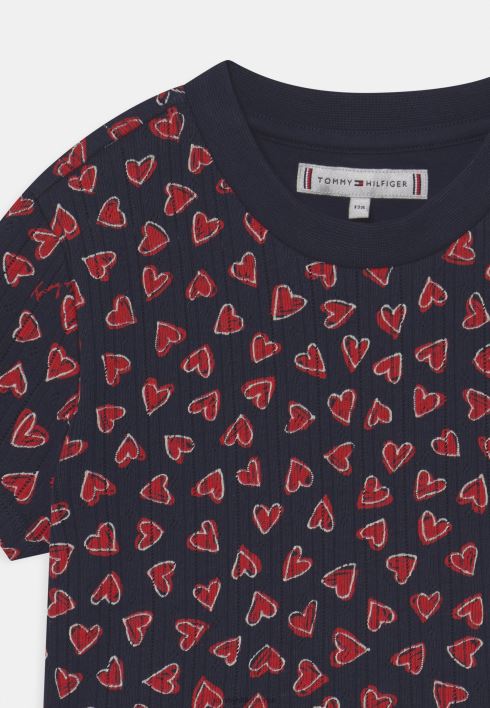 valentinipäeva t-särk RJV625035 tumesinine Tommy Hilfiger