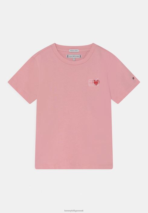 valentinipäeva t-särk RJV627942 liustiku roosa Tommy Hilfiger