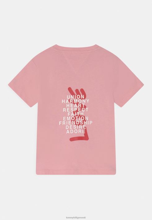 valentinipäeva t-särk RJV627942 liustiku roosa Tommy Hilfiger