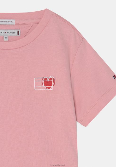 valentinipäeva t-särk RJV627942 liustiku roosa Tommy Hilfiger