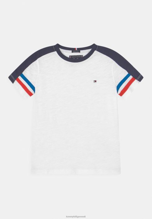 varrukate detailidega t-särk RJV627867 valge Tommy Hilfiger