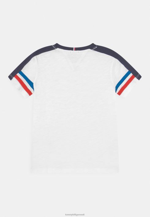 varrukate detailidega t-särk RJV627867 valge Tommy Hilfiger