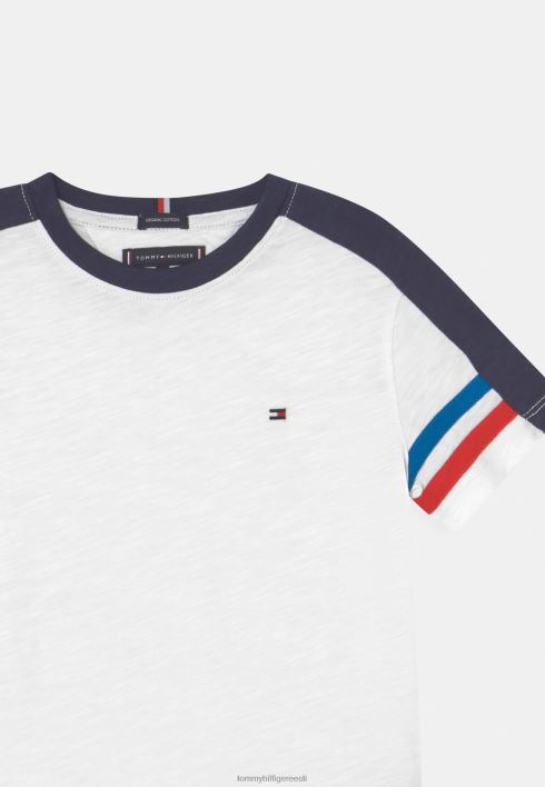 varrukate detailidega t-särk RJV627867 valge Tommy Hilfiger