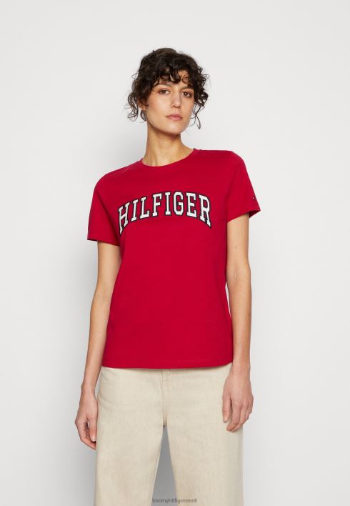 varsty c printiga t-särk RJV627306 kuninglik marja Tommy Hilfiger