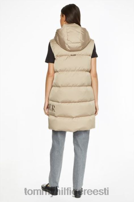 satiinist udusulgedest ümbris RJV623409 beež Tommy Hilfiger