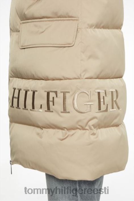 satiinist udusulgedest ümbris RJV623409 beež Tommy Hilfiger