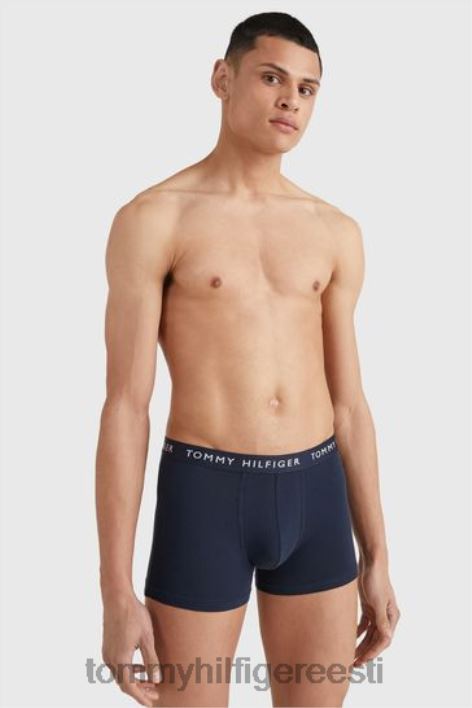 taaskasutatud esmatarbekaupade bokserid 3 pakk RJV623538 sinine Tommy Hilfiger