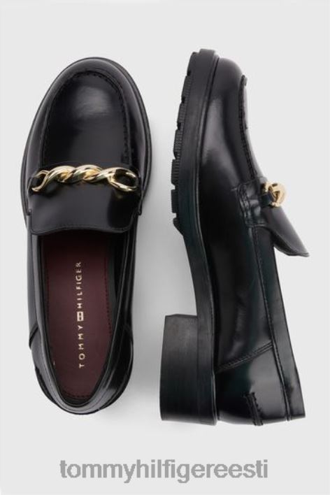 väänata mokassiinist pätsi RJV623374 must Tommy Hilfiger