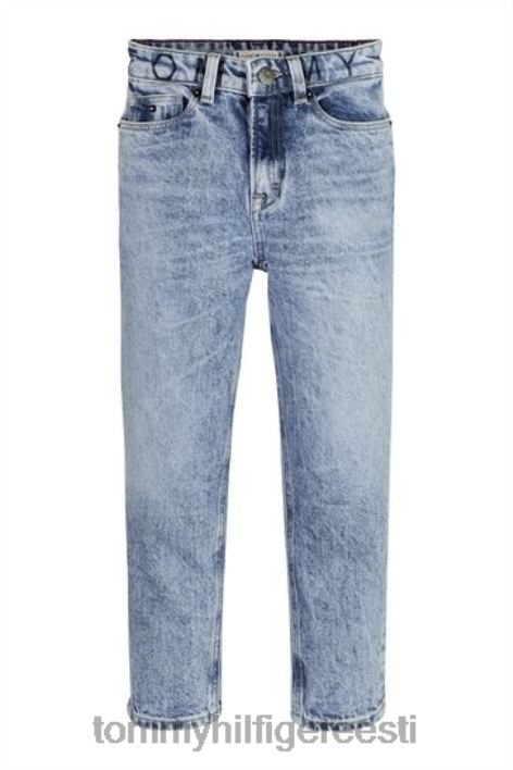 kõrge kõrgusega kitsenevad teksapüksid RJV623496 sinine Tommy Hilfiger