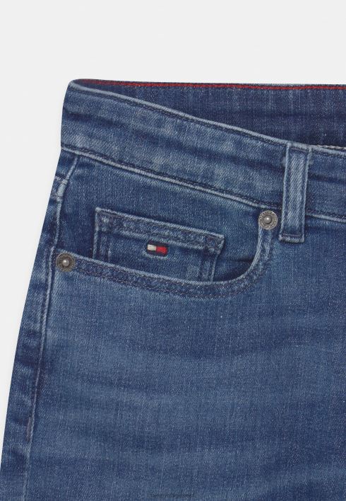 kitsenevad lõdvestunud teksapüksid RJV628725 sinine denim Tommy Hilfiger