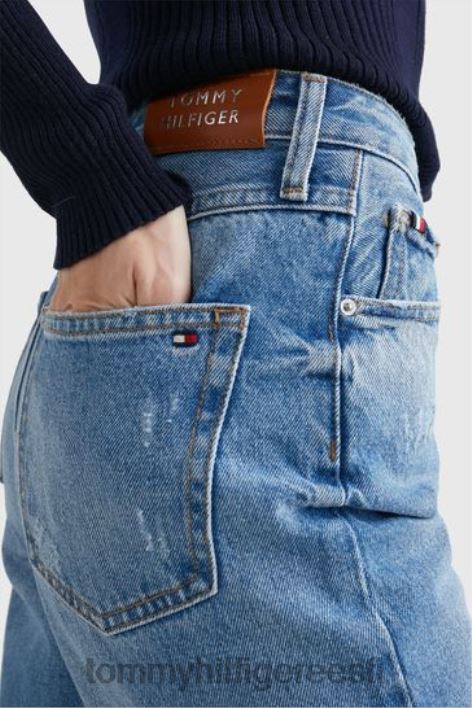 klassikalised sirged teksapüksid RJV623116 sinine Tommy Hilfiger