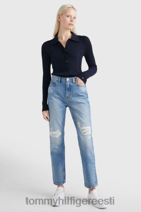klassikalised sirged teksapüksid RJV623116 sinine Tommy Hilfiger