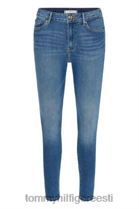 naiste curve harlemi kitsad teksapüksid RJV623215 sinine Tommy Hilfiger