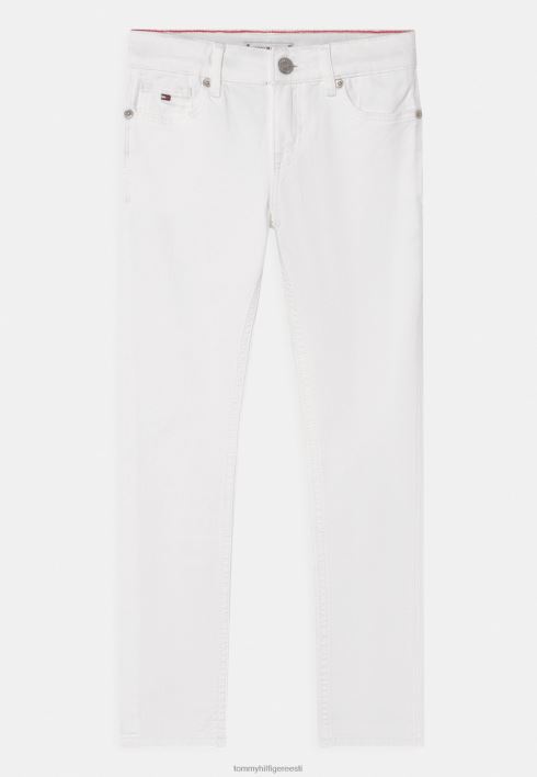 nora teksad kitsad RJV628524 valge Tommy Hilfiger