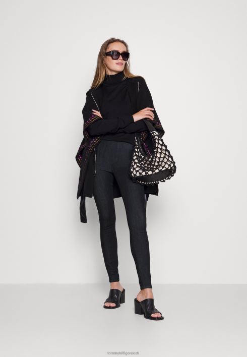 pehmed tõmmatud teksad kitsad RJV623877 kurb Tommy Hilfiger