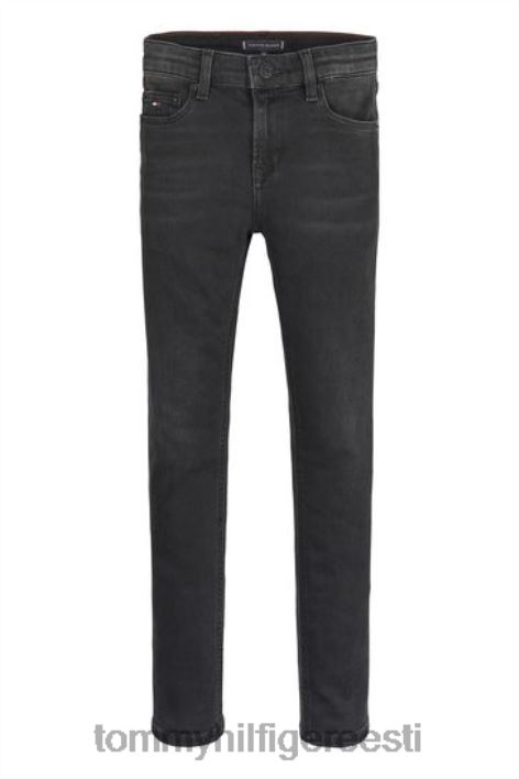 simoni kitsad teksapüksid RJV623062 must Tommy Hilfiger