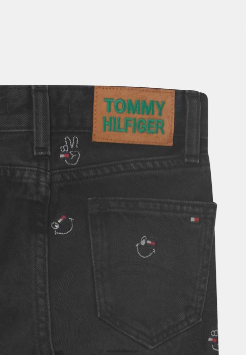 spencer kitsendavad critter slim fit teksad RJV626353 must Tommy Hilfiger