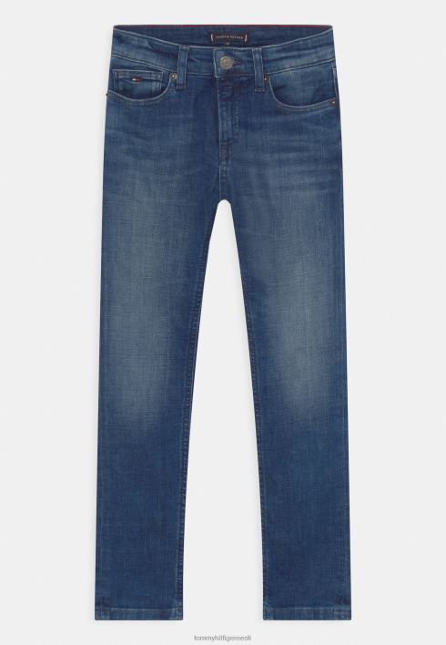 spencer kitsendavad slim fit teksad RJV628673 sinine denim Tommy Hilfiger