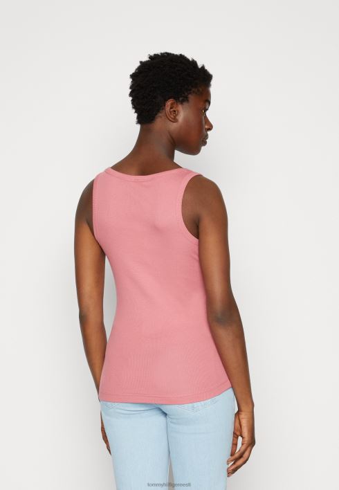 õhuke tank top RJV624070 inglise roosa Tommy Hilfiger