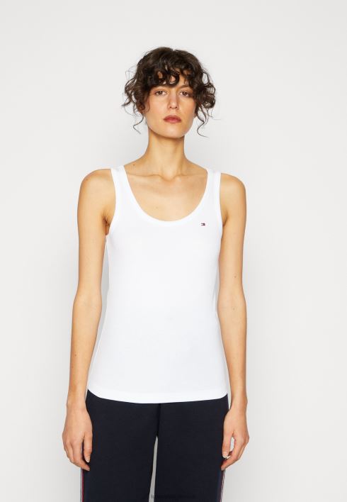 õhuke tank top RJV624198 optika valge Tommy Hilfiger