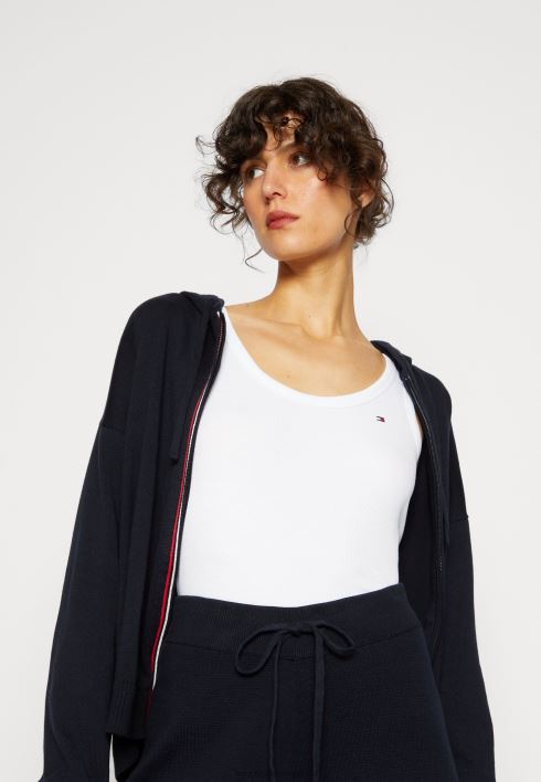 õhuke tank top RJV624198 optika valge Tommy Hilfiger