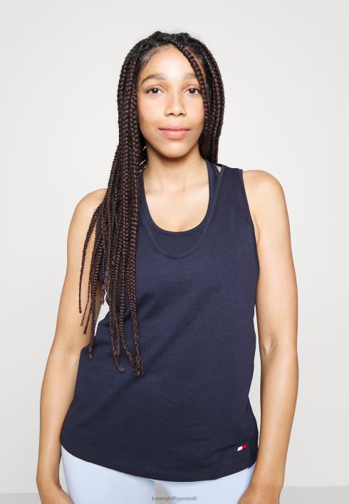 tavaline tee top RJV625323 kõrbe taevas Tommy Hilfiger