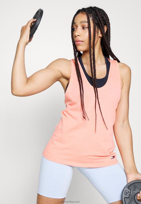 tavaline tee top RJV625994 koralliõis Tommy Hilfiger