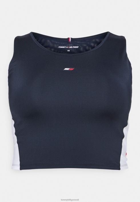 viljapaagi top RJV625861 kõrbetaevas / esmane punane Tommy Hilfiger