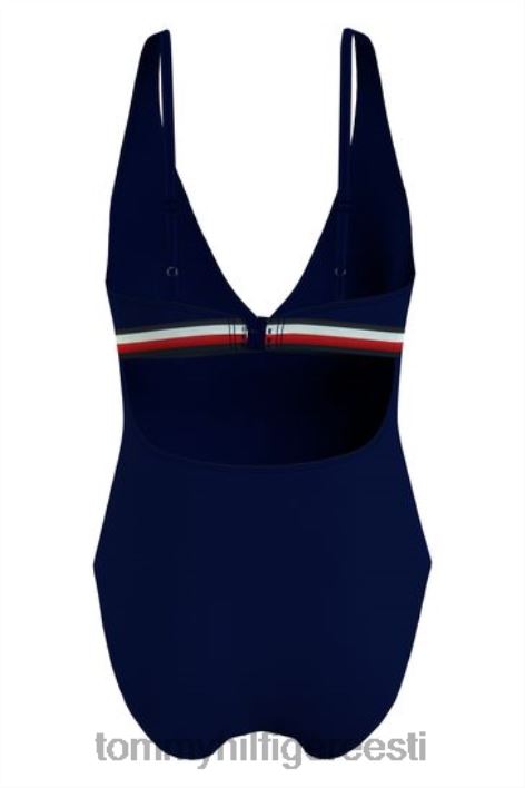 core kolmnurgaga ujumistrikoo RJV623040 sinine Tommy Hilfiger
