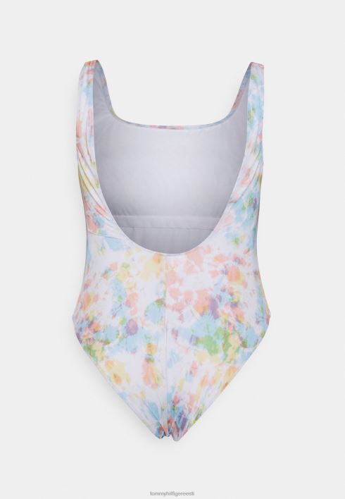 ühes tükis kaarjas ujumistrikoo tagasi võtma RJV626136 lipsuvärv Tommy Hilfiger