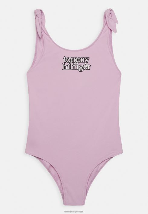 ühes tükis ujumistrikoo RJV625637 helendav sirel Tommy Hilfiger