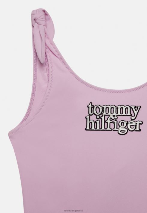 ühes tükis ujumistrikoo RJV625637 helendav sirel Tommy Hilfiger