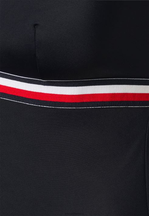 kolmnurkne ühes tükis kaarjas ujumistrikoo RJV628201 kõrbe taevas Tommy Hilfiger